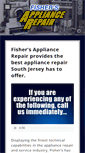 Mobile Screenshot of fishersappliancerepair.com